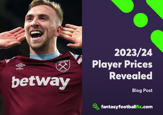 FPL 23/24 MOCK DRAFT WITH NEW PRICE REVEALS