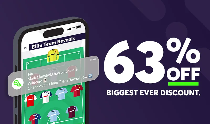 Fantasy Premier League 63% discount banner