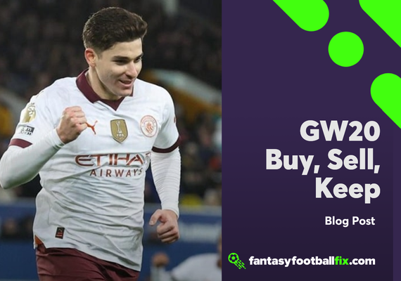 Fantasy Premier League (FPL) Gameweek 20 Buy Sell Keep