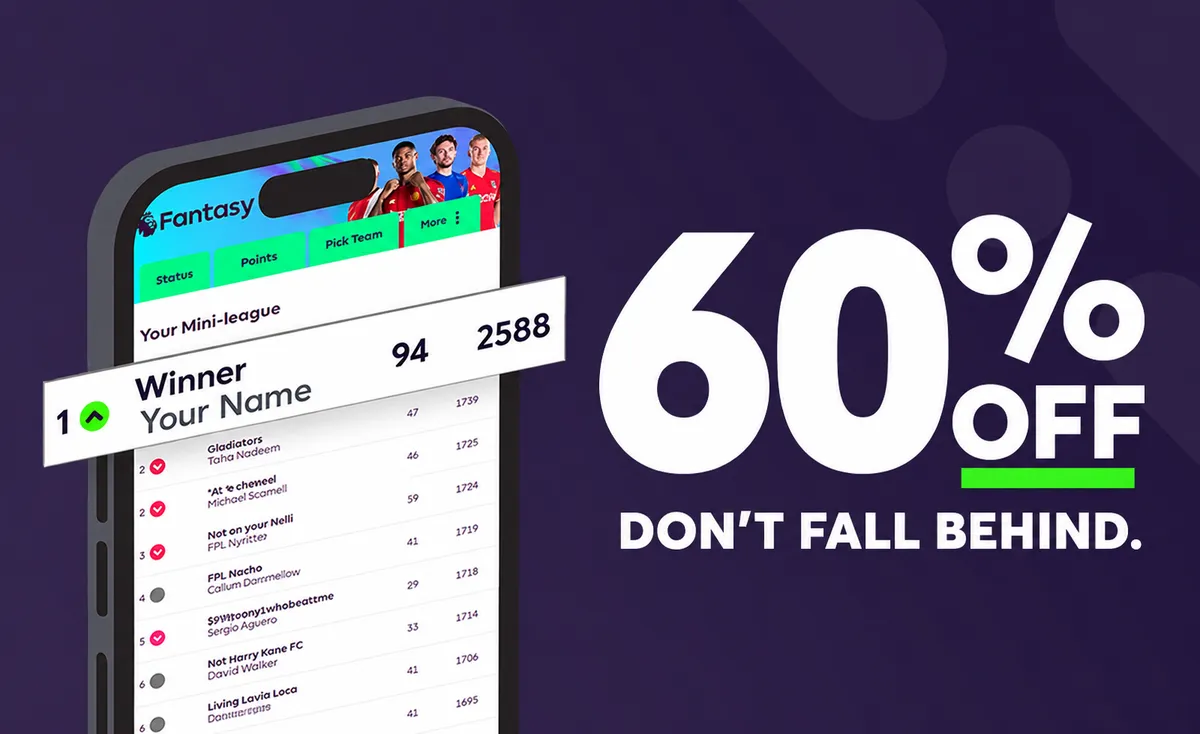 60% off FPL promo banner