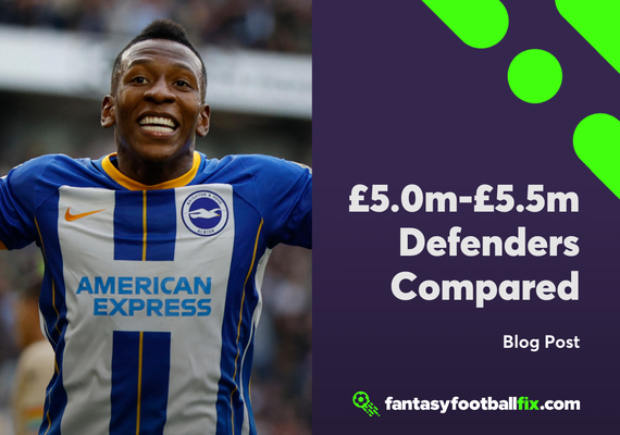 Fantasy Premier League (FPL) £5.0m-£5.5m Defenders Compared