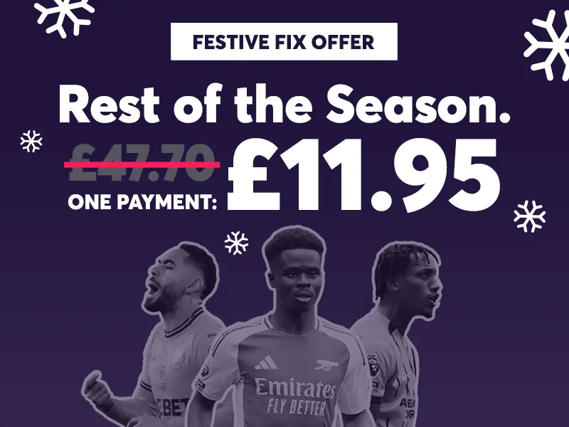 Festive promo banner for FPL