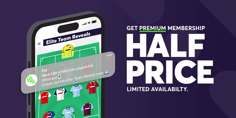 Half price Fantasy Premier League offer