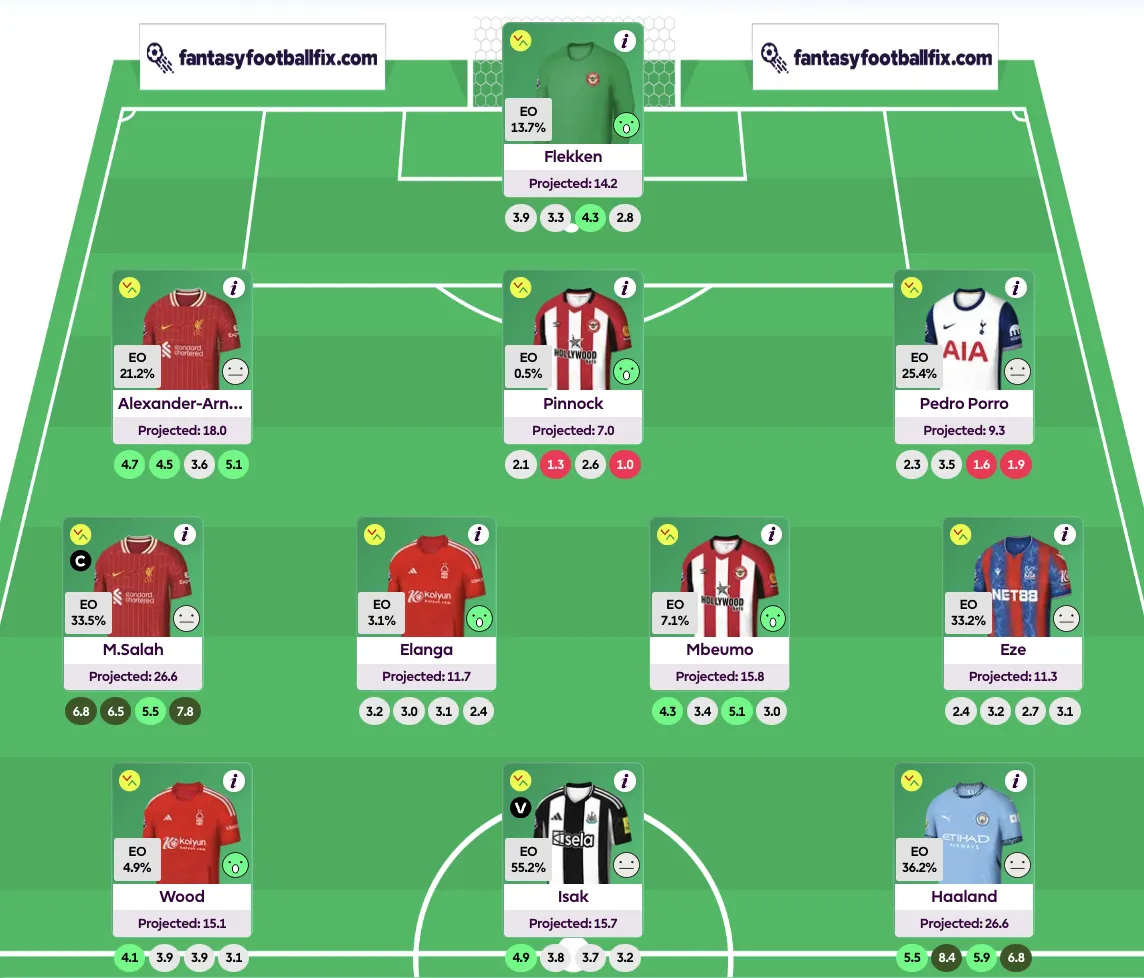 Fantasy Premier League team reveal