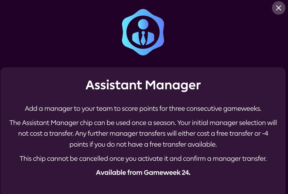 FPL Assistant Manager chip info